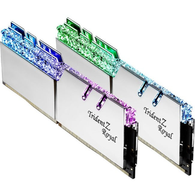 G.SKILL Trident Z Royal RAM Module for Motherboard, Desktop PC - 32 GB (2 x 16GB) - DDR4-3600/PC4-28800 DDR4 SDRAM - 3600 MHz - CL18 - 1.35 V G.SKILL Trident Z Royal RAM Module for Motherboard, Desktop PC - 32 GB (2 x 16GB) - DDR4-3600/PC4-28800 DDR4 SDRAM - 3600 MHz - CL18 - 1.35 V